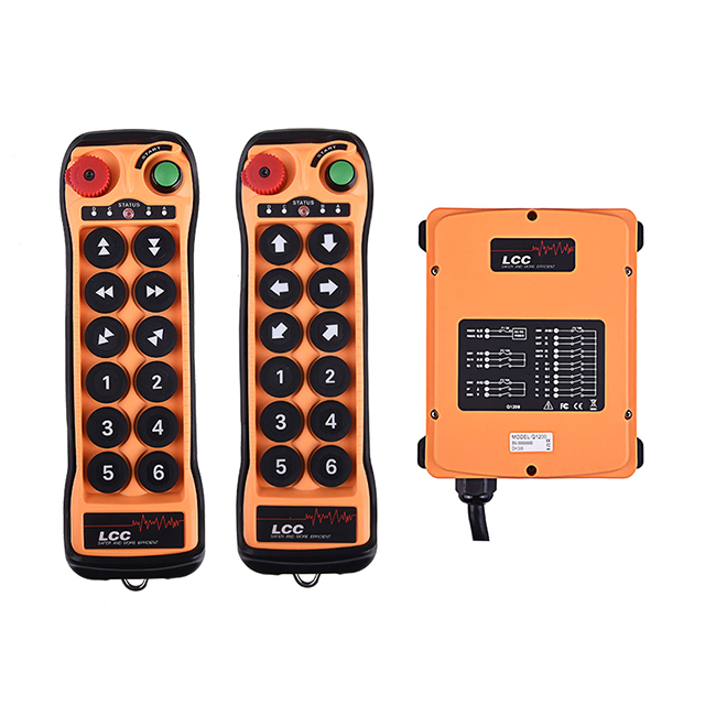 Telecontrollo Q1200 sul telecomando industriale del trasmettitore e del ricevitore per la gru