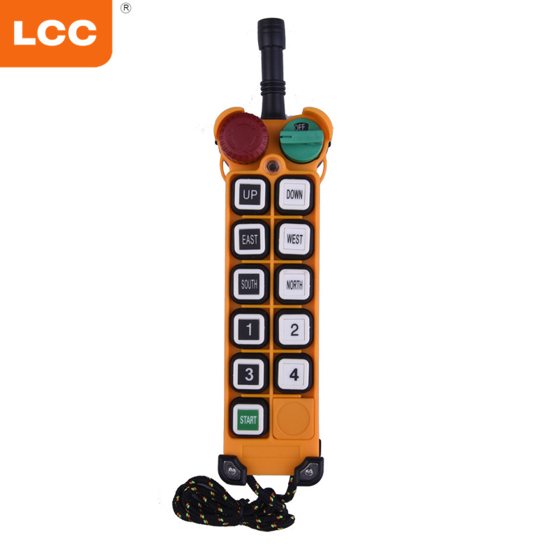 Telecomando ricevitore trasmettitore wireless per gru industriale a doppia velocità F24-10D